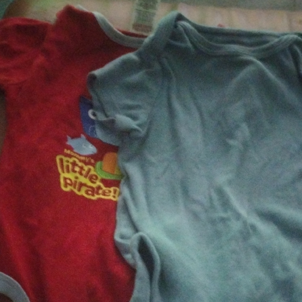 Little Pirate Red and Blue Kids T-Shirts